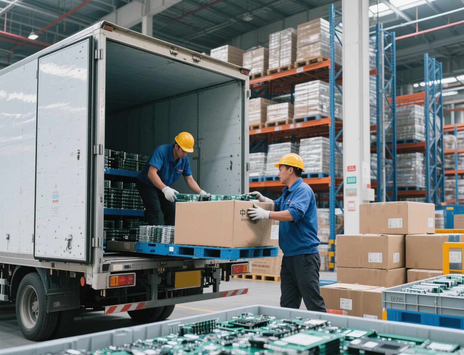 Central Asia logistics hub in Kazakhstan handling China-EU supply chain transfers Kazakhstan’s logistics hubs enable Chinese manufacturers to bypass tariffs by processing goods locally before exporting to Europe. (Image: Warehouse operations in Almaty)