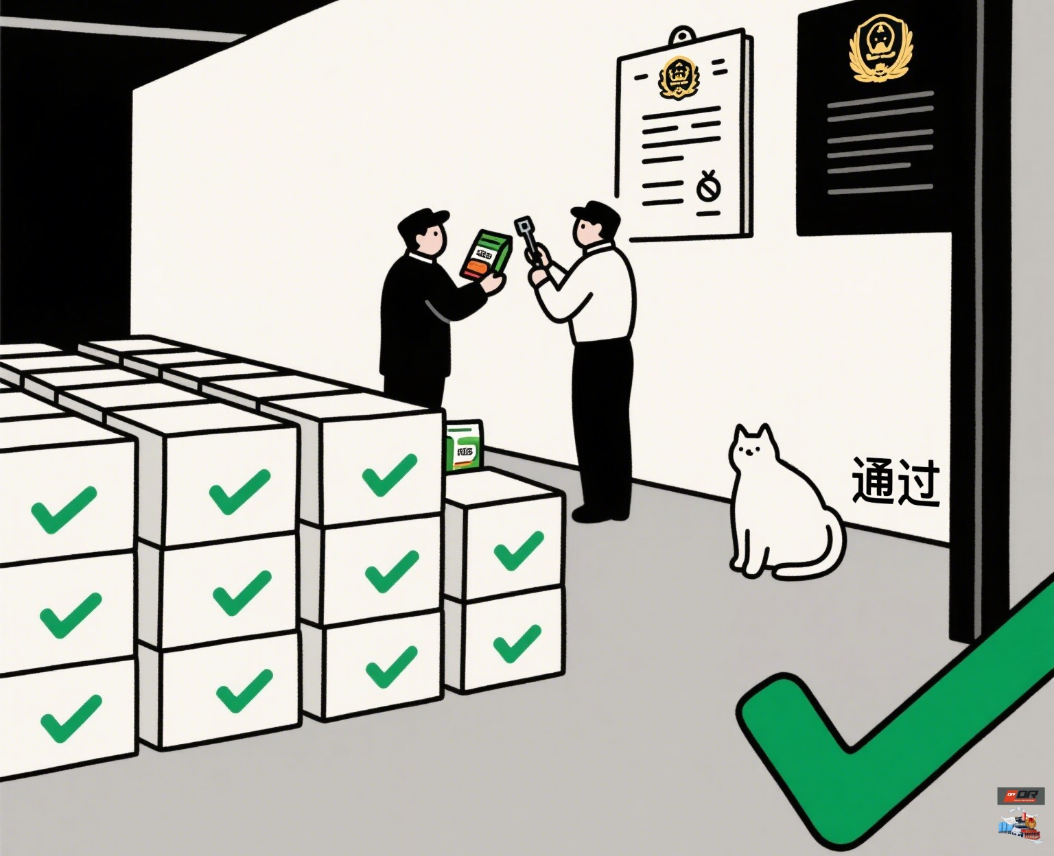 The cat food loading site at the Chinese logistics hub demonstrates how “goods from China” can be ensured safe through “cross-border transportation to Russia” through standardized processes (such as moisture-proof packaging and batch numbering).