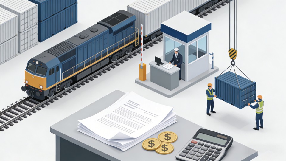 Hidden costs in China-Russia rail freight transport with customs and handling expenses